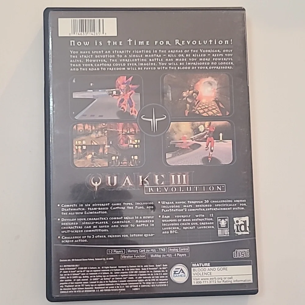 Sony PlayStation 2 Quake III Revolution‎ Game